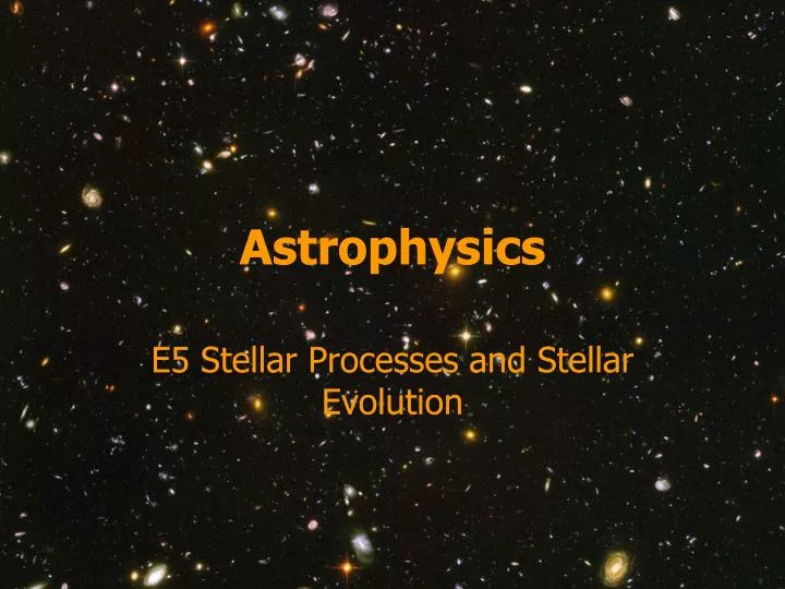 astrophysics