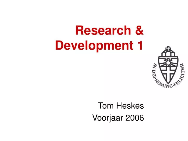 research development 1