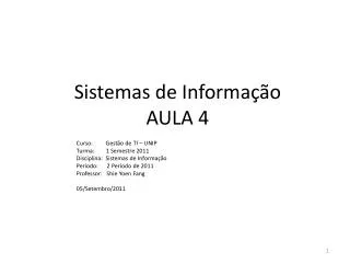sistemas de informa o aula 4
