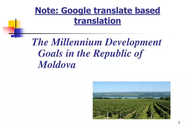note google translate based translation
