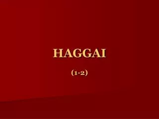 HAGGAI