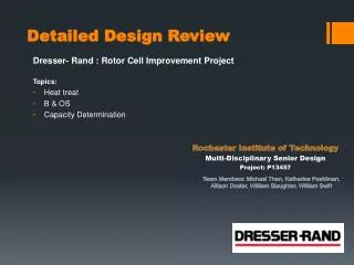 Detailed Design Review