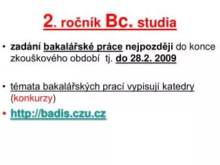 2 ro n k bc studia