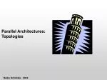 Parallel Architectures: Topologies - slide 1
