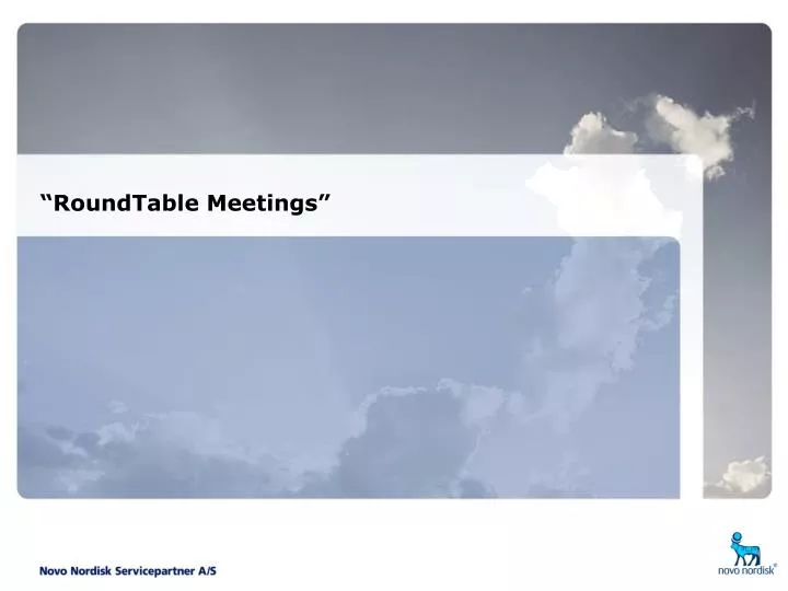 roundtable meetings