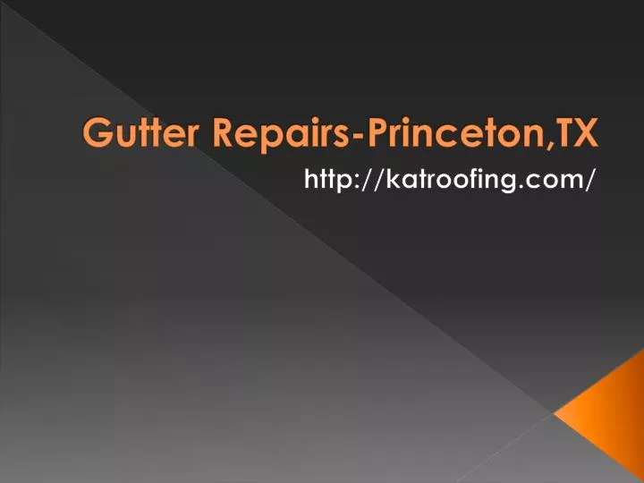 gutter repairs princeton tx
