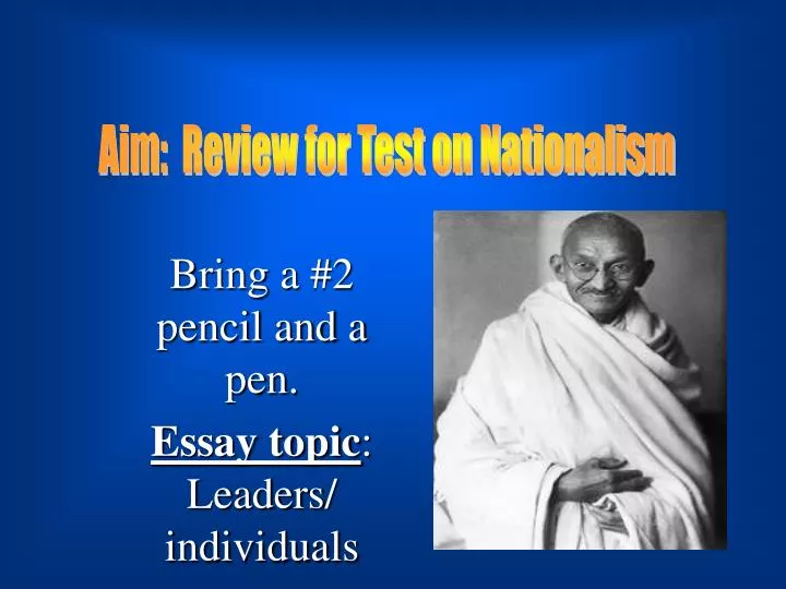 bring a 2 pencil and a pen essay topic leaders individuals