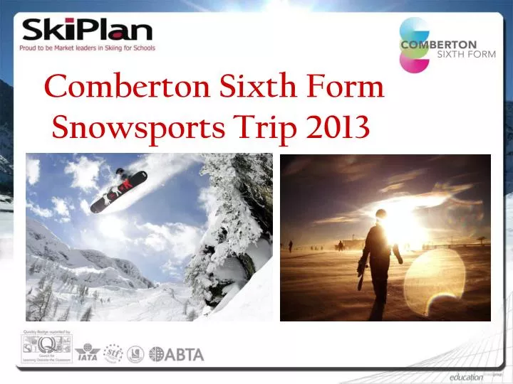 comberton sixth form snowsports trip 2013