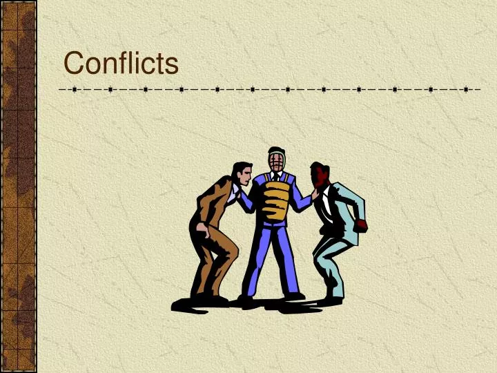 conflicts
