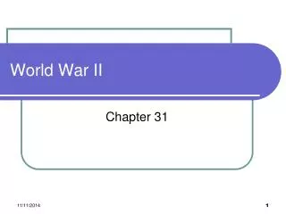 World War II