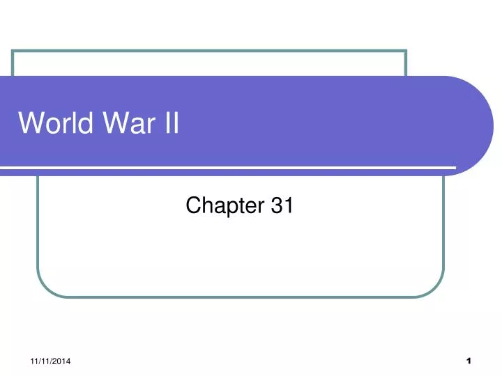 world war ii