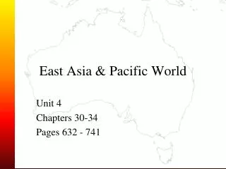 East Asia &amp; Pacific World