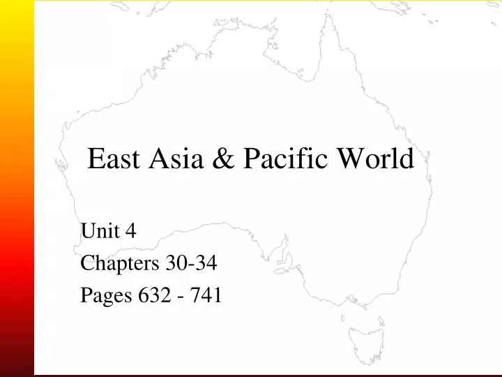 east asia pacific world