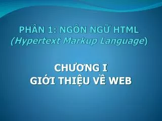 ph n 1 ng n ng html hypertext markup language
