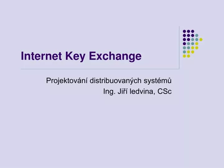 internet ke y exchange