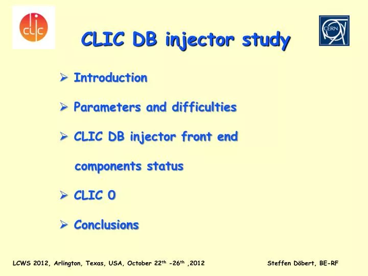 clic db injector study