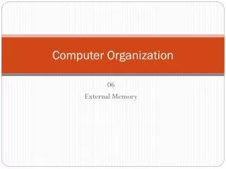 computer organization