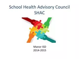 School Health Advisory Council SHAC