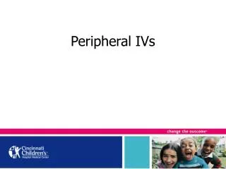 Peripheral IVs