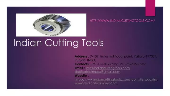 indian cutting tools