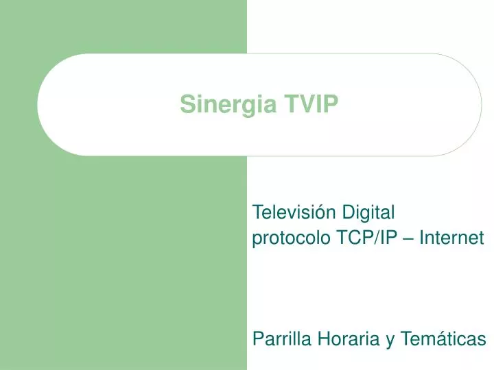 sinergia tvip