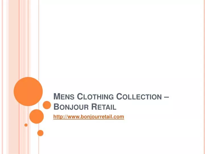 mens clothing collection bonjour retail