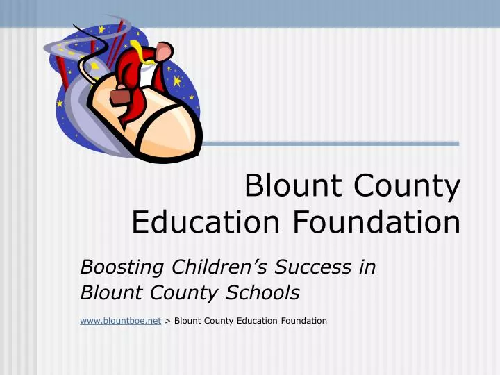 blount county education foundation
