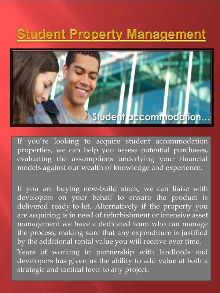 student property management