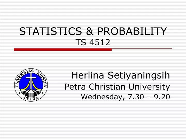 statistics probability ts 4512