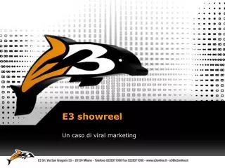 e3 showreel