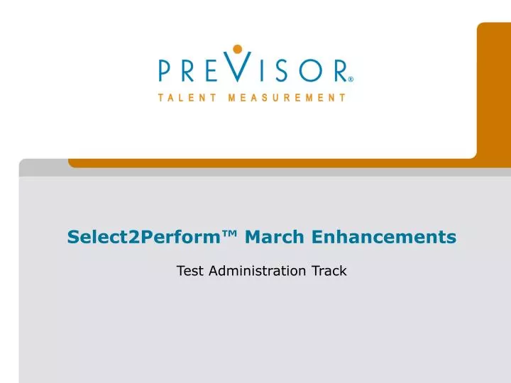 select2perform march enhancements