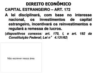 direito econ mico