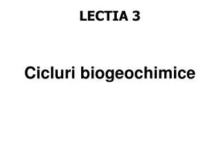 cicluri biogeochimice