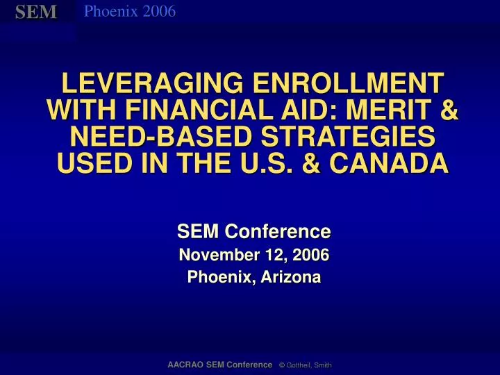 leveraging enrollment with financial aid merit need based strategies used in the u s canada