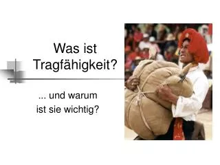 was ist tragf higkeit