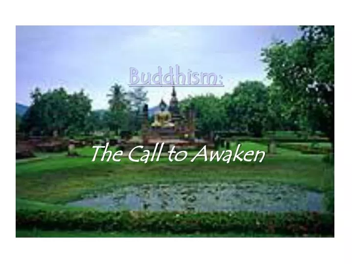 buddhism the call to awaken