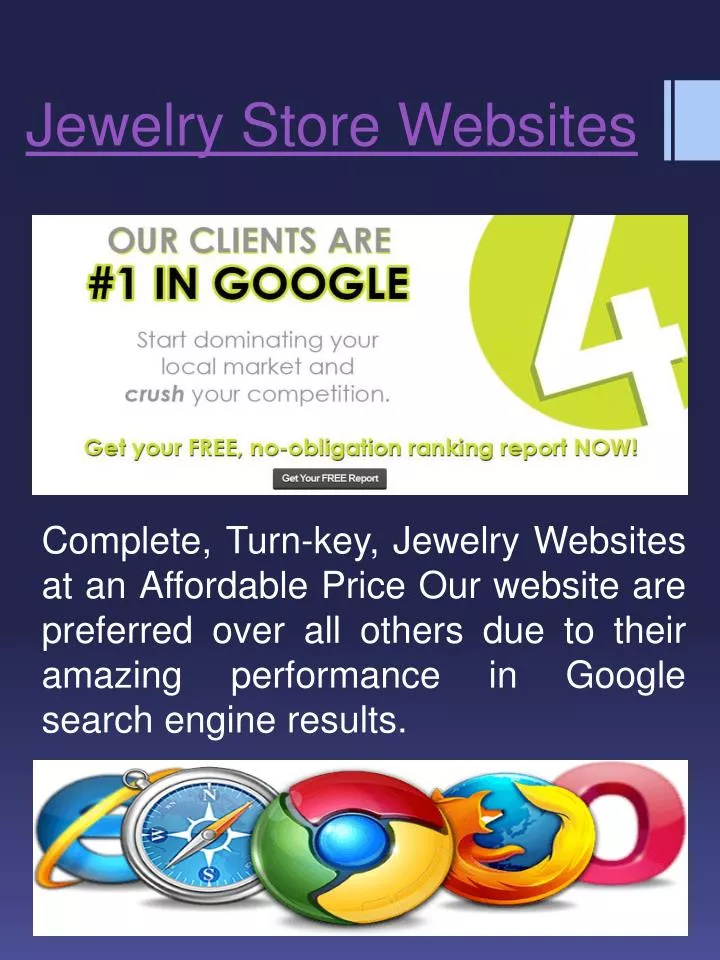 jewelry store websites