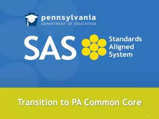 Transition to PA Common Core