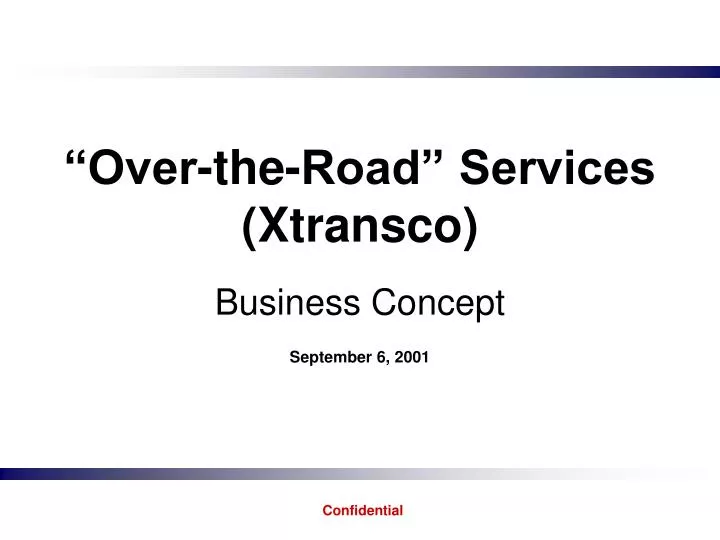 over the road services xtransco