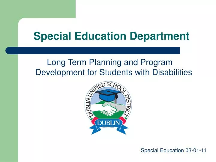 special education department