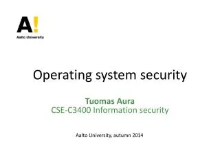 Operating system security