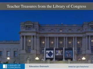 Teacher Treasures from the Library of Congress