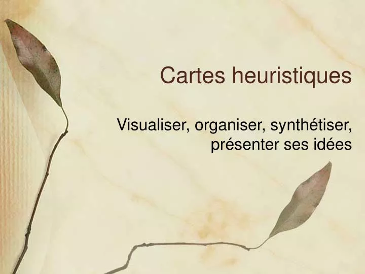 cartes heuristiques