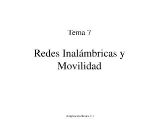 tema 7 redes inal mbricas y movilidad