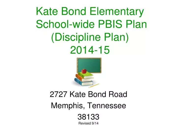kate bond elementary school wide pbis plan discipline plan 2014 15