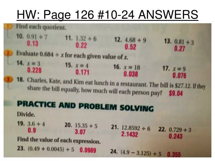 hw page 126 10 24 answers