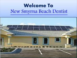 New Smyrna Beach Dentist
