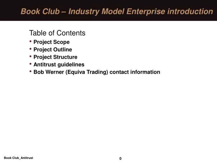 book club industry model enterprise introduction