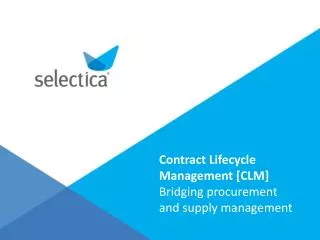 Contract lifecycle management: strategic sourcing