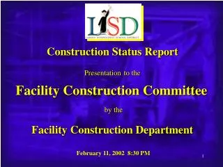 Facility Construction Committee